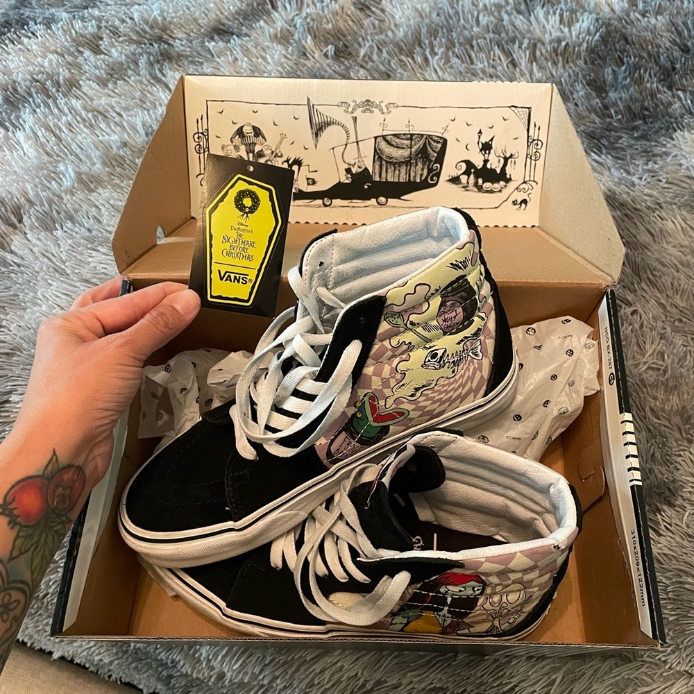 Nightmare Before Christmas Sally Vans Sk8-Hi